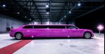 Pinke Stretchlimousine