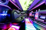 Pinke Stretchlimousine