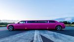 Pinke Stretchlimousine