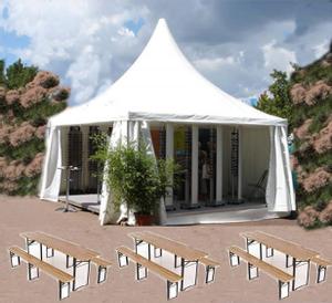 Partyzelt 5 x 5 Komplettangebot mit DJ