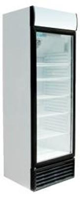 Flaschenkühlschrank mit Glastür, 360l, Farbe: weiß, Kühlschränke