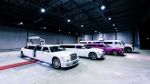 Pinke Stretchlimousine