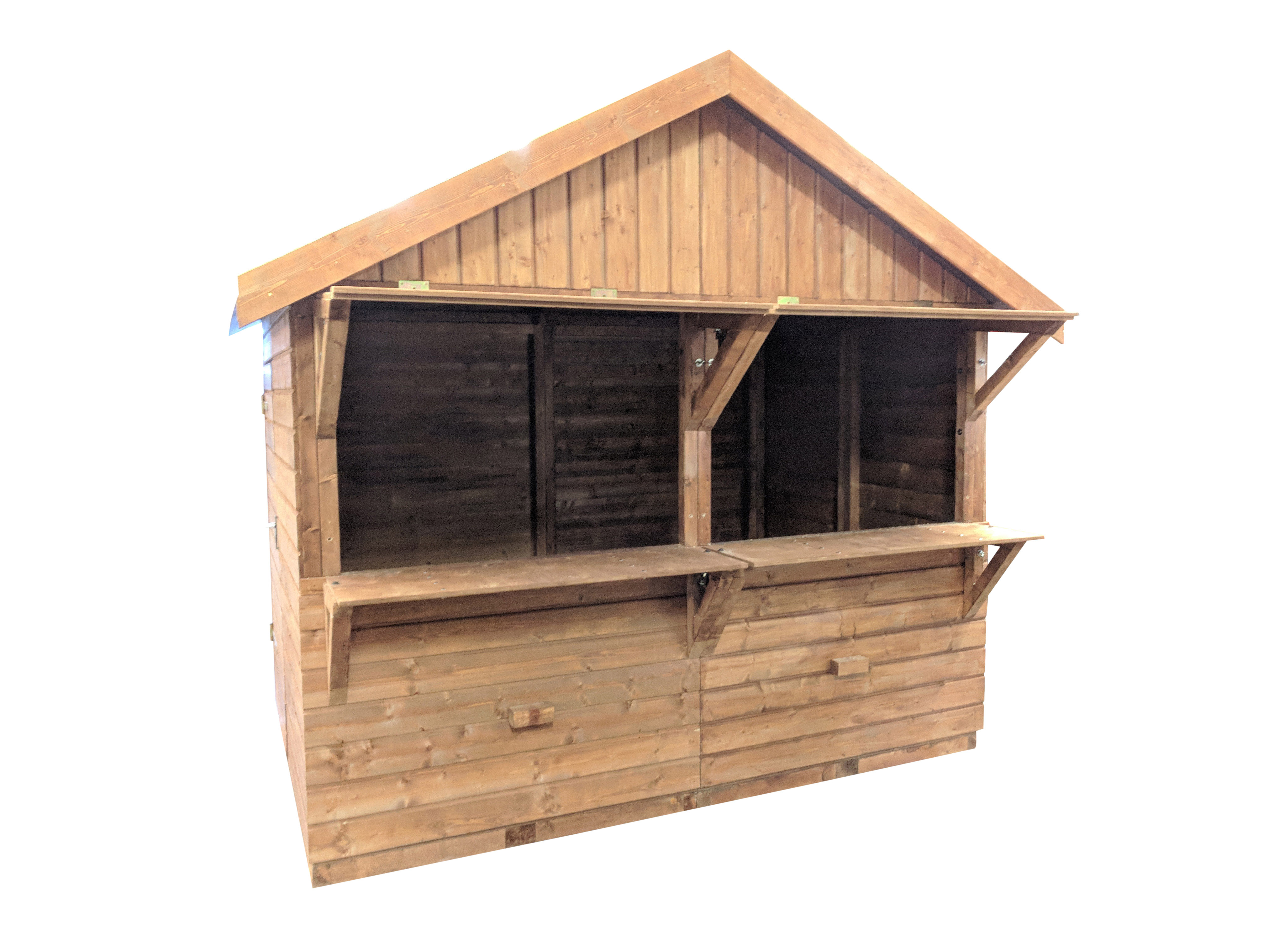 Markthütte / Weihnachtshütte / Marktstand / Verkaufshütte / Holzhütte