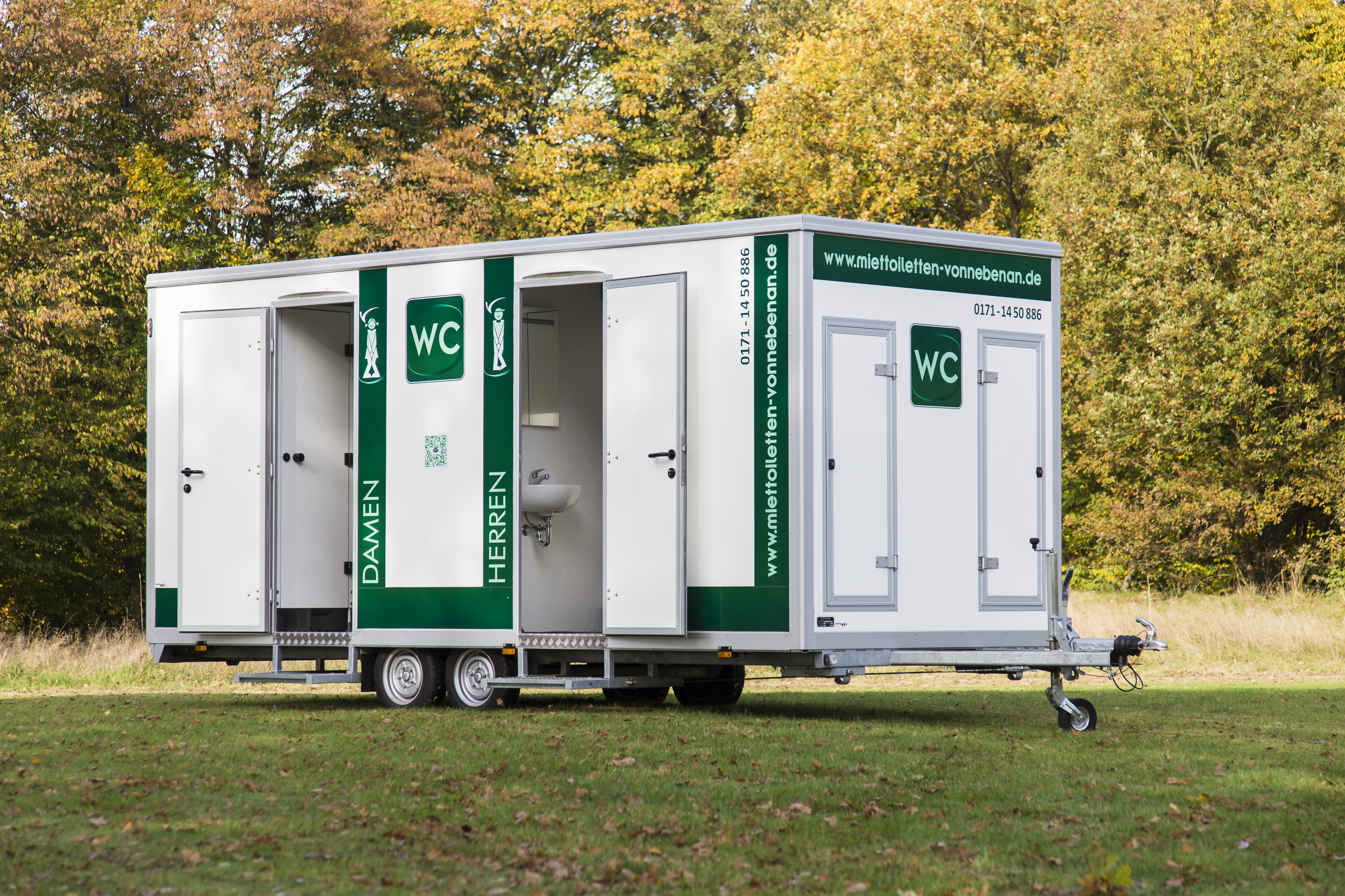 Toilettenwagen XL / Miettoiletten / Event Toiletten / Mobile Toiletten / Toilettenvermietung ...