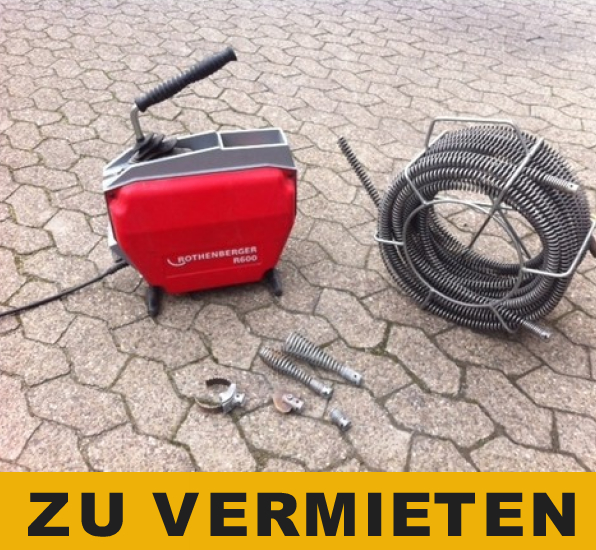 Rohrreinigungsmaschine / Rohrreinigungsgerät, Rohrreinigung