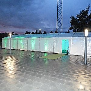 Partyzelt modular erweiterbar von 48qm bis 168qm