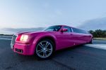 Pinke Stretchlimousine