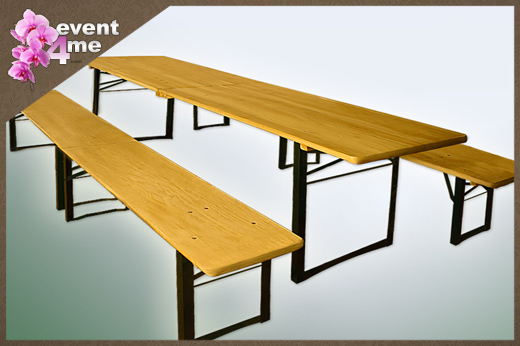 Wie Viel Platz Braucht Man Für Eine Bierzeltgarnitur Bodenschoner Bierzeltgarnitur inkl. 220x50cm für Ihre Party!, Bänke