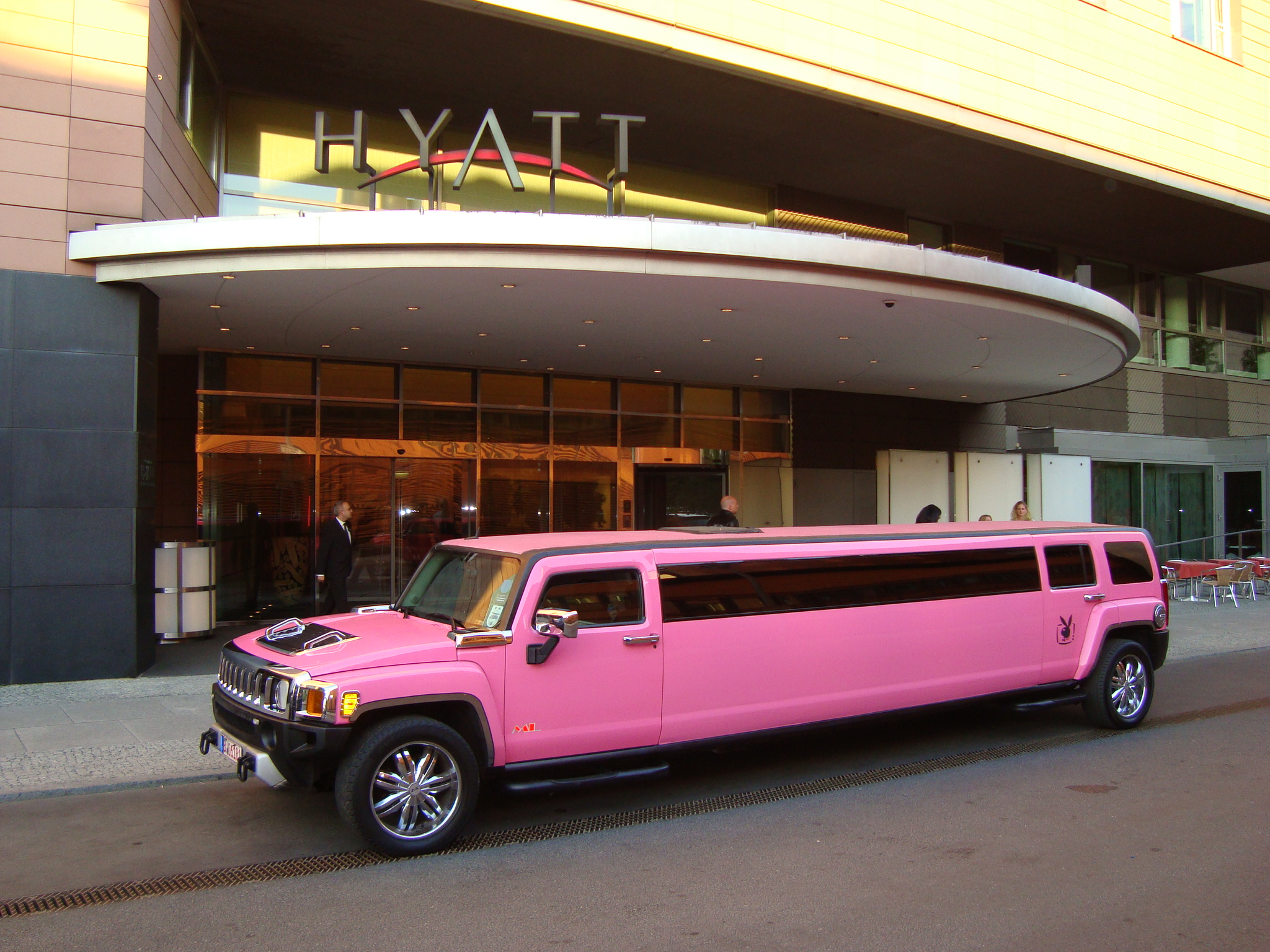 Hummer H3 Stretchlimousine, pink, Party!!!, Stretchlimousine