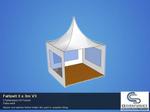 Faltzelt 3 x 3m V3