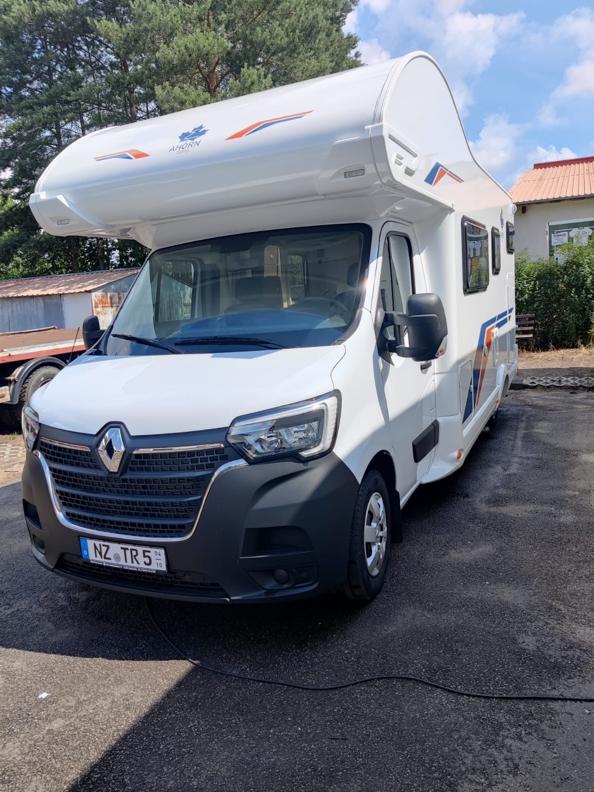 Wohnmobil Tr Mit Rahmen