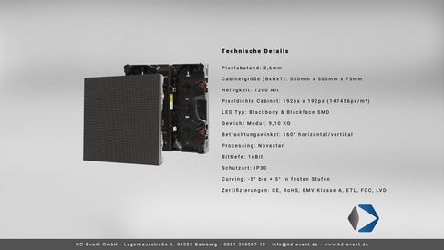 LED-Videowand Module für Ihr Event mieten | hochauflösende P2 Indoor ...