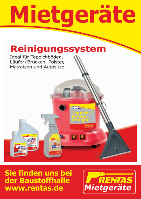 Professioneller Teppich- und Polsterreiniger, Teppichreiniger ...