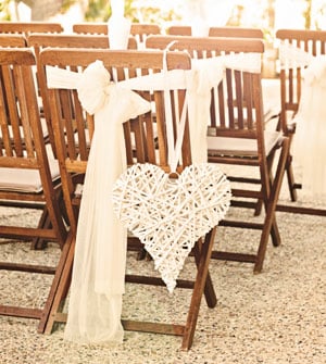 Hochzeitsdeko - Stühle