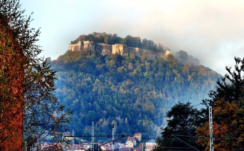 Burg in der Sächsischen Schweiz