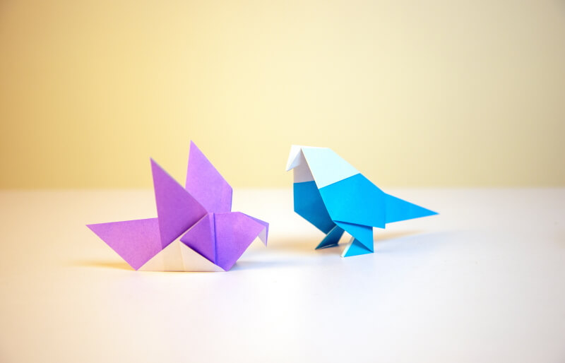 Origami Vögel