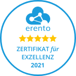 Erento Zertifikat für Exzellenz
