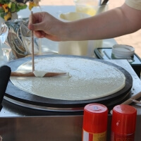 Crêpe backen