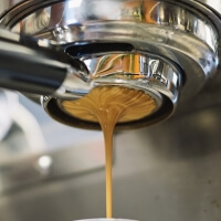 Espresso Crema in Nahaufnahme