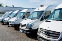 Mercedes-Benz Sprinter Fuhrpark aufgereiht
